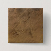 モーリタニアのテヌマークレーター 缶バッジ (正面)