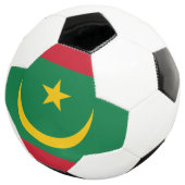 モーリタニアの国旗 サッカーボール (3/4)