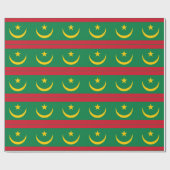 モーリタニアの国旗 ラッピングペーパー (フラット)