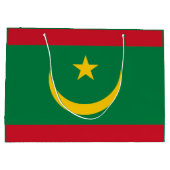 モーリタニアの国旗 ラージペーパーバッグ (裏面)