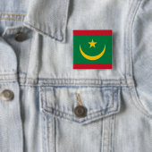 モーリタニアの国旗 缶バッジ (インサイチュ)