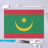モーリタニアの国旗 薄葉紙 (クラフト)