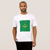 モーリタニアの国旗 Tシャツ (正面フル)