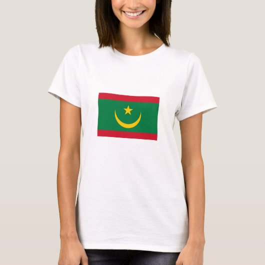 モーリタニアの旗 Tシャツ (正面)