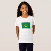 モーリタニアの旧旗 Tシャツ (正面フル)