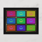 モーリタニアマルチフエフラグポストカード ポストカード (正面)