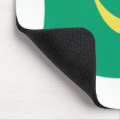 モーリタニア国旗のマウスパッド マウスパッド (コーナー)