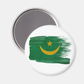 モーリタニア国旗の磁石 マグネット (正面/裏面)