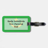 モーリタニア国旗簡単ID ラゲッジタグ (裏面横)