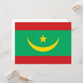 モーリタニア国旗 カード (正面/裏面インサイチュ)