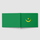 モーリタニア国旗 ゲストブック (全面)