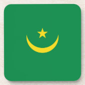 モーリタニア国旗 コースター (正面)
