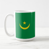 モーリタニア国旗 コーヒーマグカップ (左)