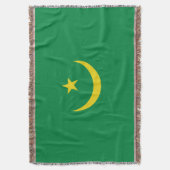 モーリタニア国旗 スローブランケット (正面縦)