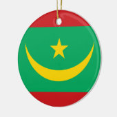 モーリタニア国旗 セラミックオーナメント (左)