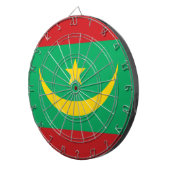 モーリタニア国旗 ダーツボード (正面右)