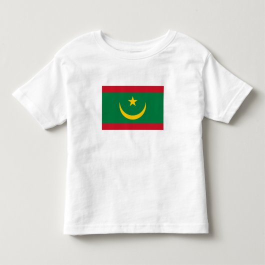 モーリタニア国旗 トドラーTシャツ (正面)