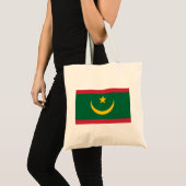 モーリタニア国旗 トートバッグ (正面(商品))
