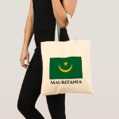 モーリタニア国旗 トートバッグ (正面(商品))