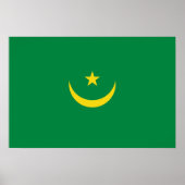 モーリタニア国旗 ポスター (正面)