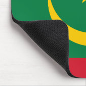 モーリタニア国旗 マウスパッド (コーナー)