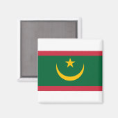 モーリタニア国旗 マグネット (正面/裏面)