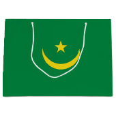 モーリタニア国旗 ラージペーパーバッグ (正面)