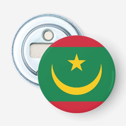 モーリタニア国旗 栓抜き (正面)