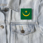 モーリタニア国旗 缶バッジ (インサイチュ)