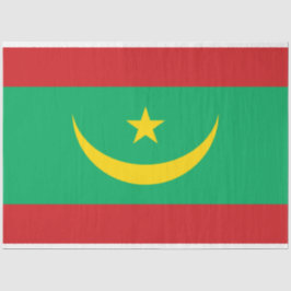 モーリタニア国旗 薄葉紙