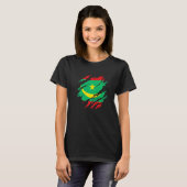モーリタニア国旗 Tシャツ (正面フル)