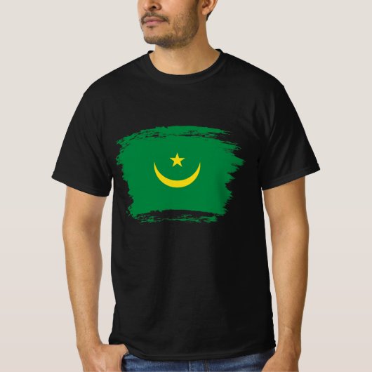 モーリタニア国旗 Tシャツ (正面)