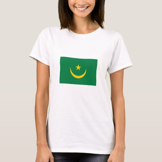 モーリタニア旧国旗 Tシャツ (正面)