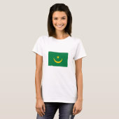 モーリタニア旧国旗 Tシャツ (正面フル)