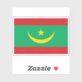 モーリタニア・イスラム共和国国旗 シール (シート)