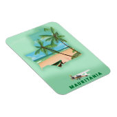 モーリタ図解入りの、写真付きのニア地図の旅行ポスター マグネット (右側)