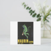 モーリンキナヴィンテージ酒ラベルlg ポストカード (スタンド正面)