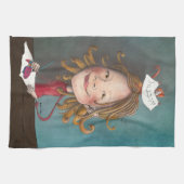 モーリーおよび猫 キッチンタオル (横)