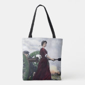 モーリーのピッチャー-革命的な戦争の愛国者 トートバッグ (裏面)