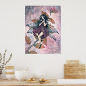 モーリー・ハリソンによる眠る秋の妖精のポスター ポスター (キッチン)