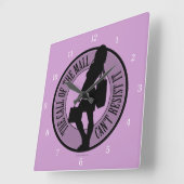 モールの呼出し スクエア壁時計 (傾斜)