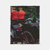 モールの王子ウィリアムおよびプリンセスダイアナ フリースブランケット (正面)