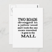 モールへの道 ポストカード (正面/裏面)