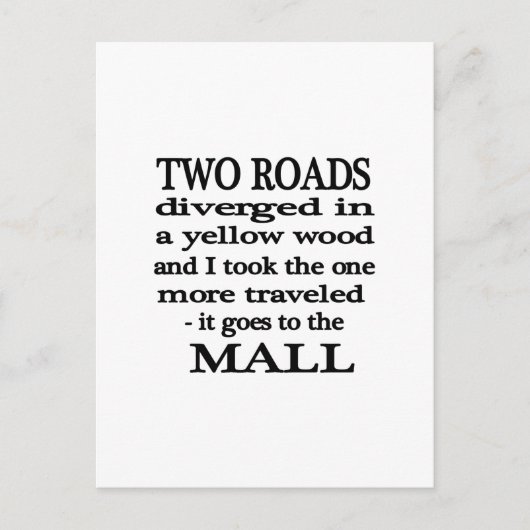 モールへの道 ポストカード (正面)