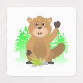 モールクリップアート ラベル (デザイン1)