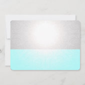 モールショッピングスリークレジットカードスウィート16パーティー 招待状 (裏面)