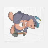 モールショベル フリースブランケット (正面(横))