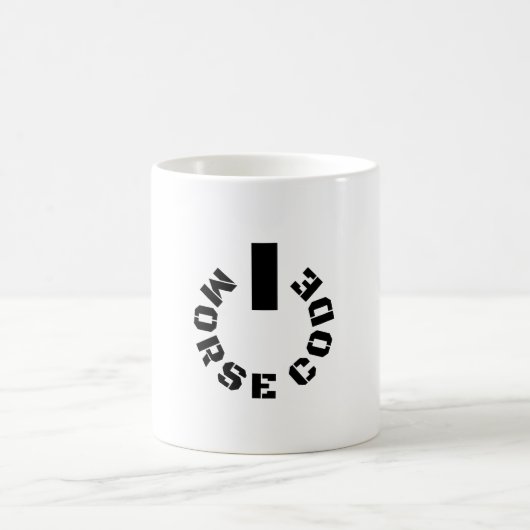 モールス信号で動く コーヒーマグカップ (中央)