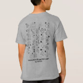 モールス信号は楽しい！若い学習者向けTシャツ Tシャツ (裏面)