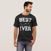 モールス信号ハム無線最高の父 Tシャツ (正面フル)